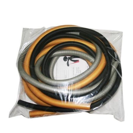 FABRICATION ENTERPRISES Fabrication Enterprises 10-5884 Sup-R Tubing Pep Pack - Difficult; Black; Silver & Gold 1455402